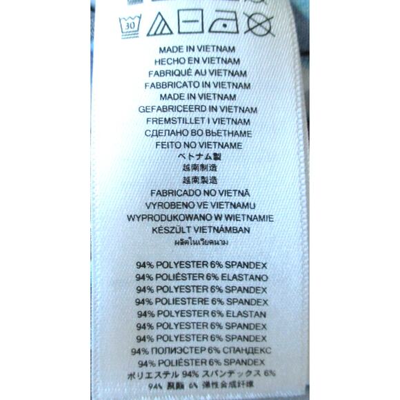 Michael Kors Women's Blue Long Sleeve Stretch Tis Shirt Size Medium - Picture 9 of 9